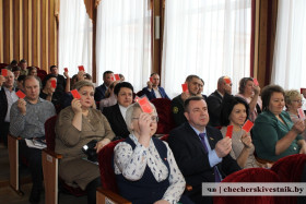 В Чечерске состоялась первая организационная сессия Совета депутатов 29-го созыва