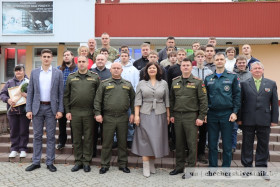 Чечерским призывникам пожелали удачной службы