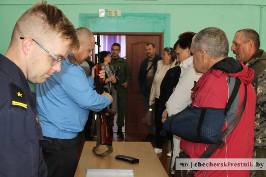 В Чечерске прошел семинар-учеба по формированию отрядов народного ополчения