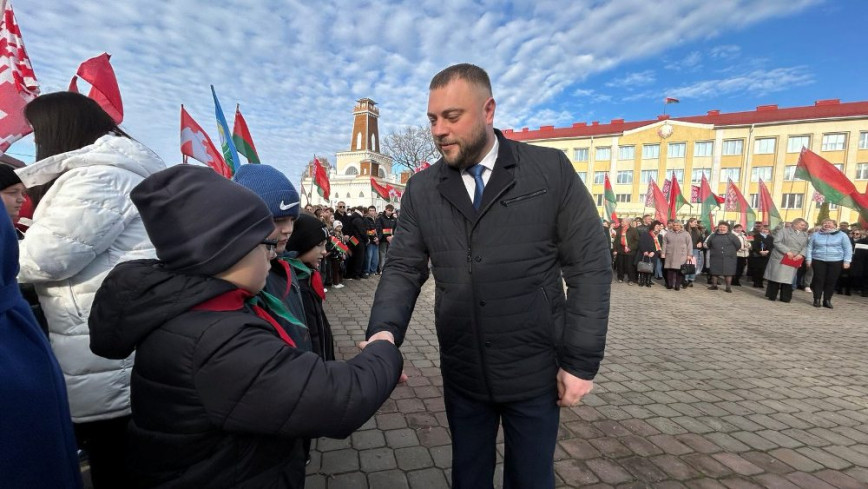 Чечерщина отметила День Октябрьской революции