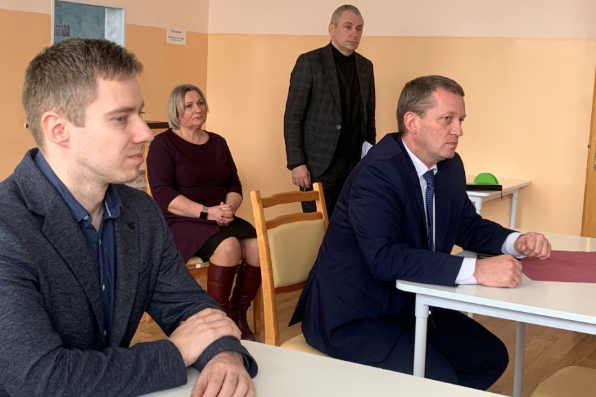 Глава Чечерщины обсудил Послание Президента с коллективом Нисимковичской БСУ