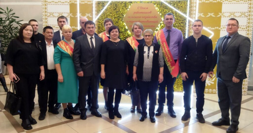 Делегация Чечерщины на областном профессиональном празднике в Жлобине