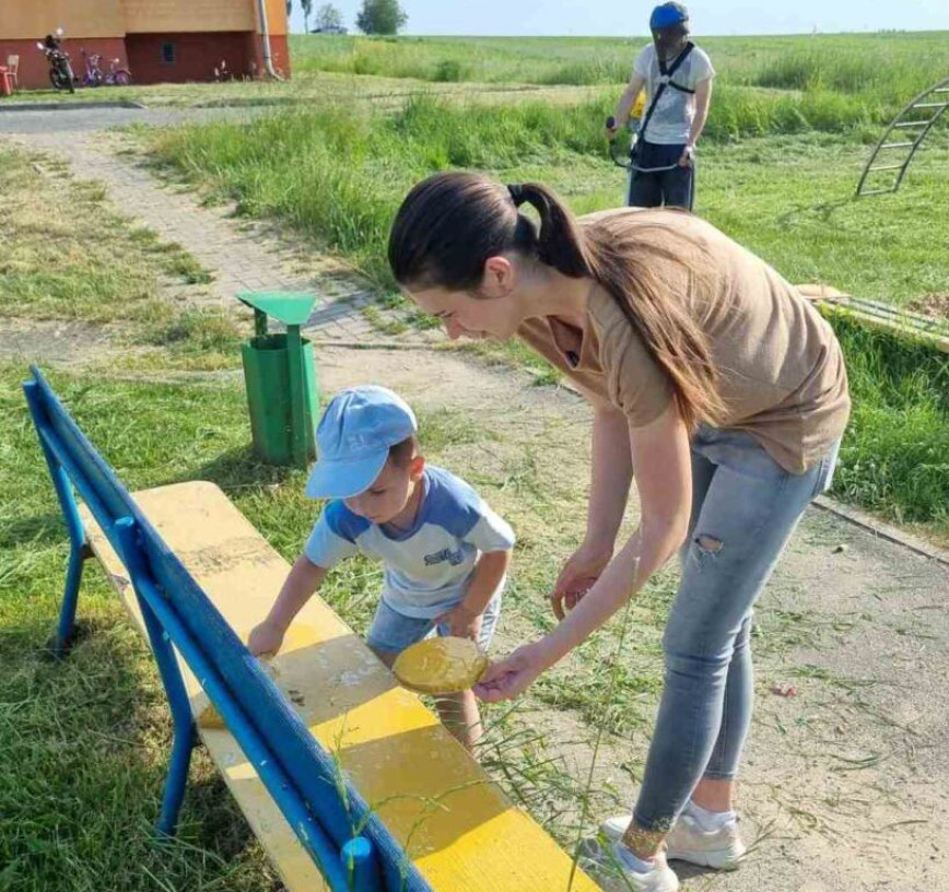 «Наш чистый двор» становится массовой акцией на Чечерщине