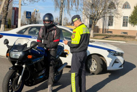 В Чечерском районе ГАИ проводит мероприятие “Мотоциклист!”