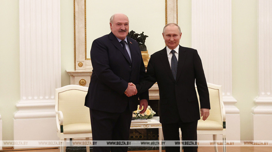 Лукашэнка на перагаворах з Пуціным: мы ўсё пераадолеем, трэба крыху часу