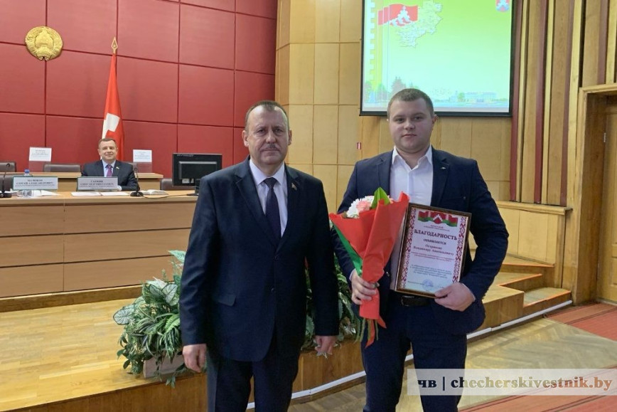 Чачэранам уручылі падзякі за добрасумленную працу ў ліквідацыі наступстваў ліпеньскага ўрагану